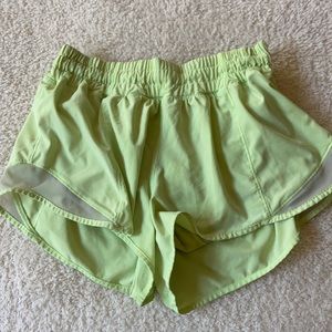 Neon lululemon shorts